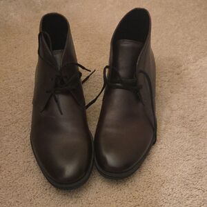 Calvin KLEIN Wolfe Brown Leather Men's Chukka Boot - SIZE 11